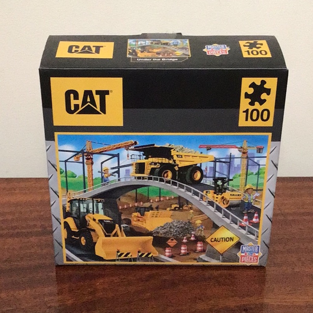 CAT Construction Puzzle 100 Pieces